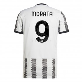 Maillot de Foot Juventus Morata 9 Domicile 2022-23